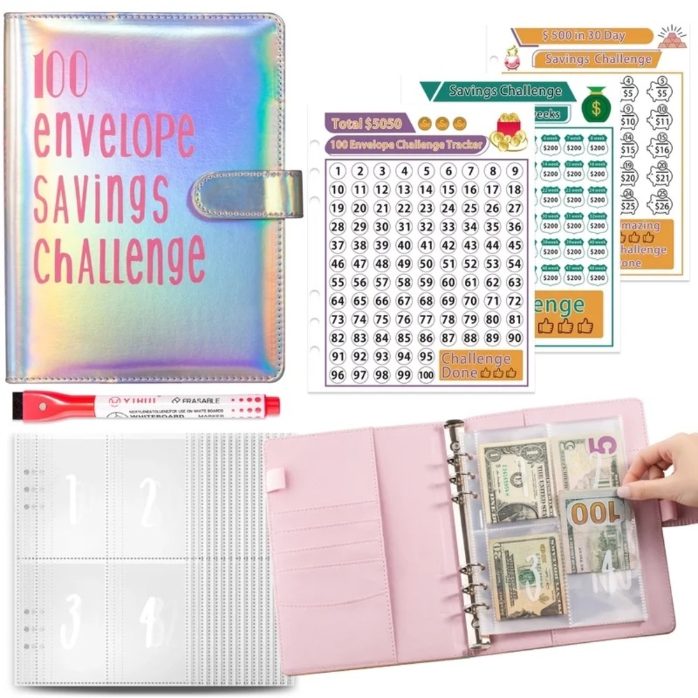 Savings Challenge Binder